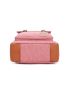 Men Letter Patch Decor Flap Backpack