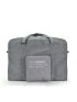 Letter Graphic Pocket Front Duffel Bag