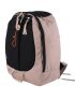 Men Two Tone Letter Patch Decor Casual Daypack