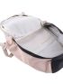 Men Two Tone Letter Patch Decor Casual Daypack