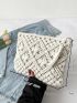 Minimalist Tassel Decor Crochet Bag