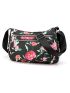 Floral Graphic Crossbody Bag