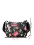 Floral Graphic Crossbody Bag