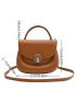 Minimalist Flap Saddle Bag