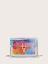 Mini Holographic Flap Chain Bag