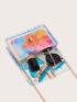 Mini Holographic Flap Chain Bag