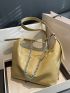 Chain Decor Hobo Bag