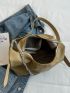 Chain Decor Hobo Bag