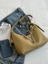 Chain Decor Hobo Bag