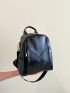 Minimalist Zipper Classic Backpack