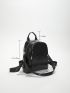 Minimalist Zipper Classic Backpack