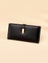 Litchi Embossed Long Wallet