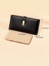 Litchi Embossed Long Wallet
