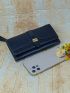 Metal Detail Long Wallet