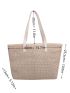 Minimalist Straw Bag