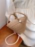 Minimalist Straw Bag