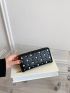 Faux Pearl Decor Long Wallet
