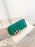 Embossed Detail Long Wallet