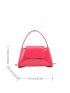 Mini Neon Pink Flap Square Bag