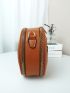 Mini Quilted Circle Bag With Bag Charm