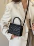 Mini Quilted Flap Square Bag