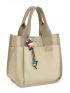Minimalist Satchel Bag With Bag Charm