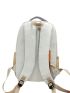 Letter Patch Decor Functional Backpack