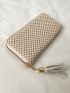 Tassel Decor Straw Bag