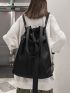 Minimalist Drawstring Backpack