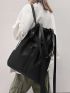 Minimalist Drawstring Backpack