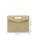 Snakeskin Embossed Square Bag