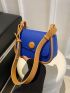 Contrast Binding Saddle Bag Mini Flap