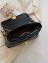Quilted Flap Chain Square Bag