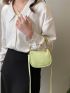 Mini Letter Embossed Hobo Bag
