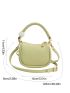 Mini Letter Embossed Hobo Bag