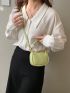 Mini Letter Embossed Hobo Bag