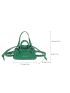 Mini Crocodile Embossed Drawstring Design Satchel Bag