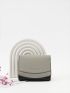 Colorblock Letter Graphic Small Wallet