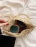 Hollow Out Straw Bag