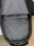 Men Letter Patch Decor Functional Backpack