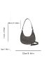 Studded Decor Hobo Bag, Clear Bag