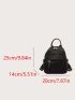 Mini Litchi Embossed Classic Backpack