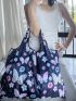 Butterfly Graphic Shopper Bag