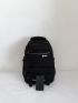 Men Letter Graphic Patch Detail Casual Daypack