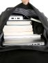 Buckle Decor Flap Backpack