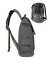 Men Release Buckle Decor Satchel Backpack