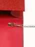 Glitter Flap Square Bag