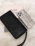 Floral Embossed Long Wallet