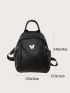 Butterfly Decor Functional Backpack