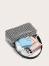 Mini Rhinestone Decor Chain Square Bag